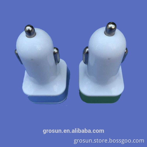 Wholesale Dual USB Port USB Car Charger Phone Car charger with CE/UL/GS/FCC